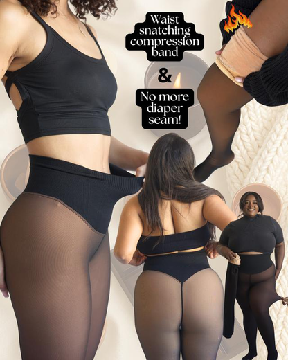 💖50K+ SOLD!❄️One-Seam Shaping Pile Leggings✨ Stay Warm.Look Snatched.💕