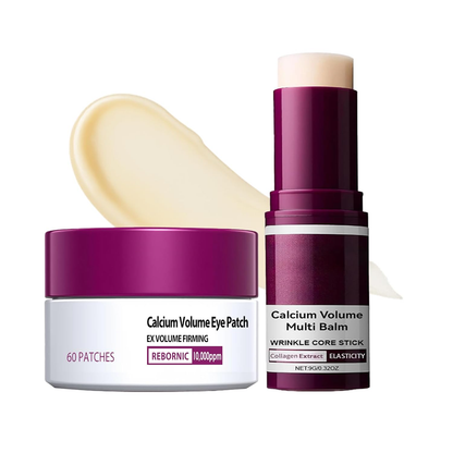 💗[Dr.Meloxin Official] Calcium Volume Multi Balm+Eye Patch 60ea Korean Skin Care Cosmetics with Collagen Extract Elasticity Eye Shiel dSkin Repair