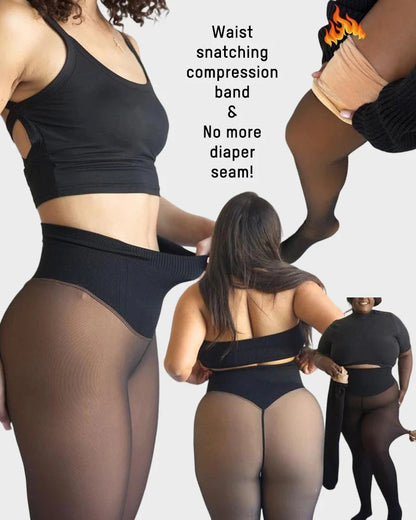 💖50K+ SOLD!❄️One-Seam Shaping Pile Leggings✨ Stay Warm.Look Snatched.💕