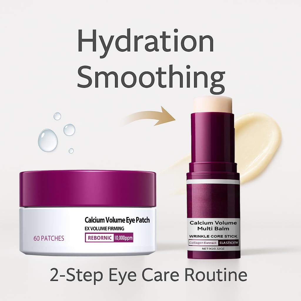 💗[Dr.Meloxin Official] Calcium Volume Multi Balm+Eye Patch 60ea Korean Skin Care Cosmetics with Collagen Extract Elasticity Eye Shiel dSkin Repair