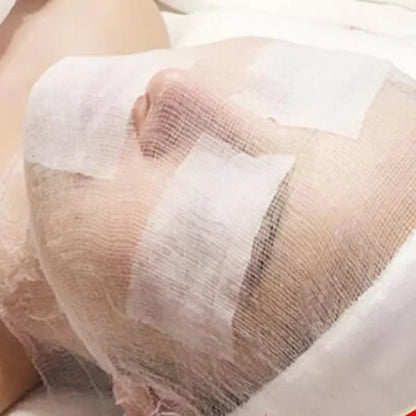 100Pcs Soft Gauze Beauty Salon Apply Soft Mask Beauty Gauze Block Disposable Mask Special Face Mask Skin Management Soft Mask