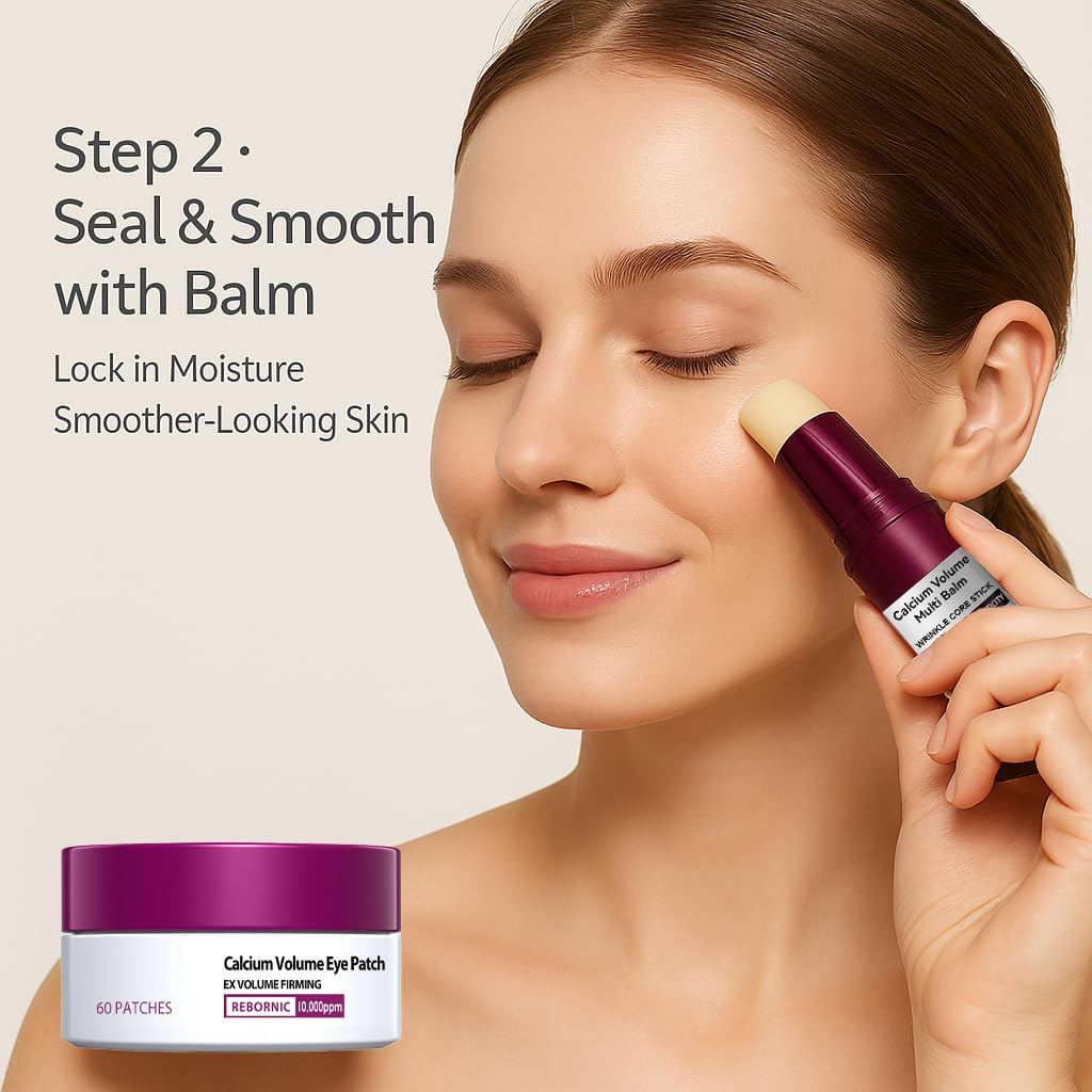 💗[Dr.Meloxin Official] Calcium Volume Multi Balm+Eye Patch 60ea Korean Skin Care Cosmetics with Collagen Extract Elasticity Eye Shiel dSkin Repair
